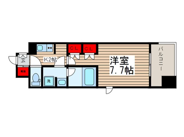 ラティエラ大島の物件間取画像